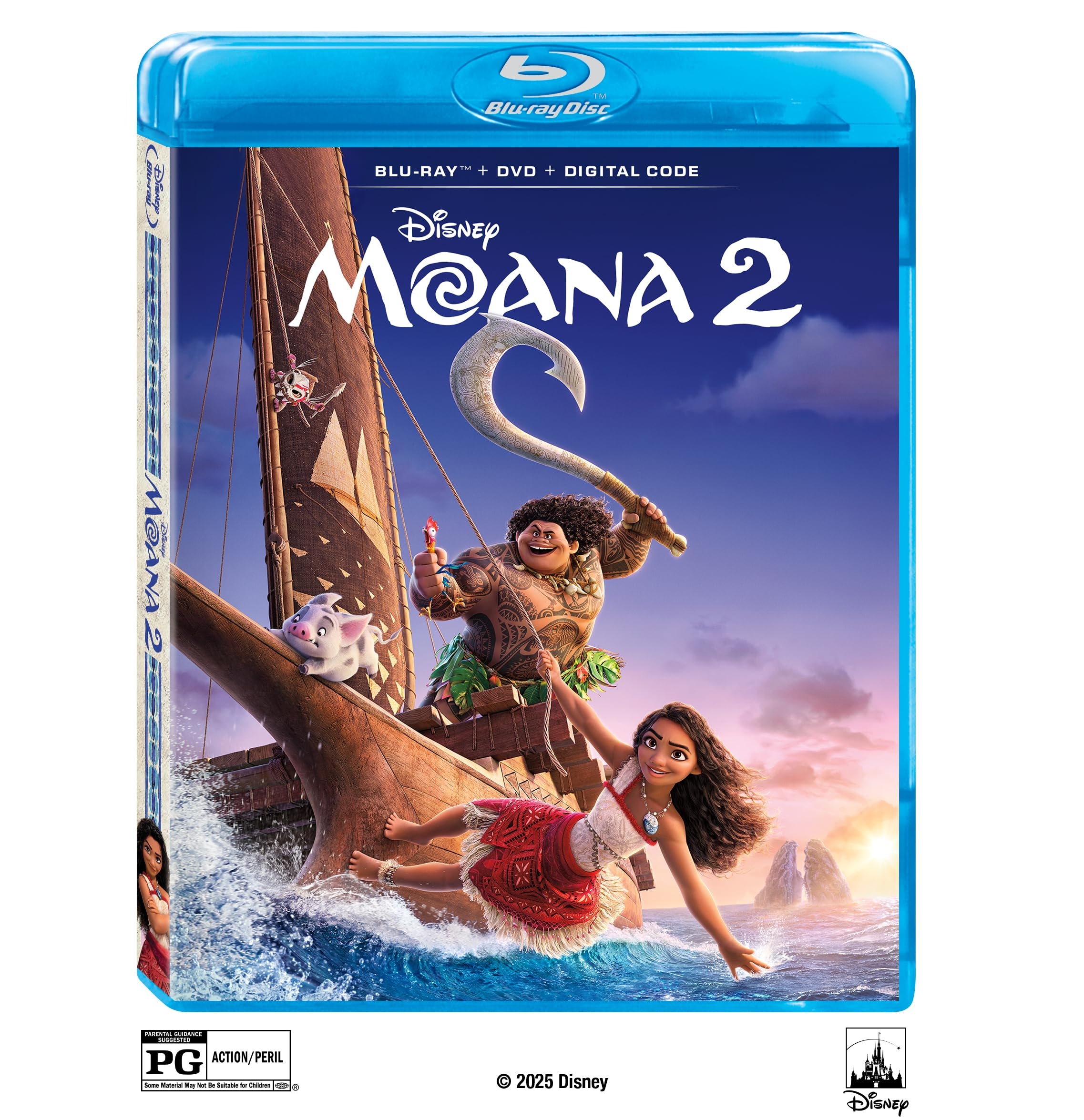 Moana 2 - BD/DVD Combo + Digital