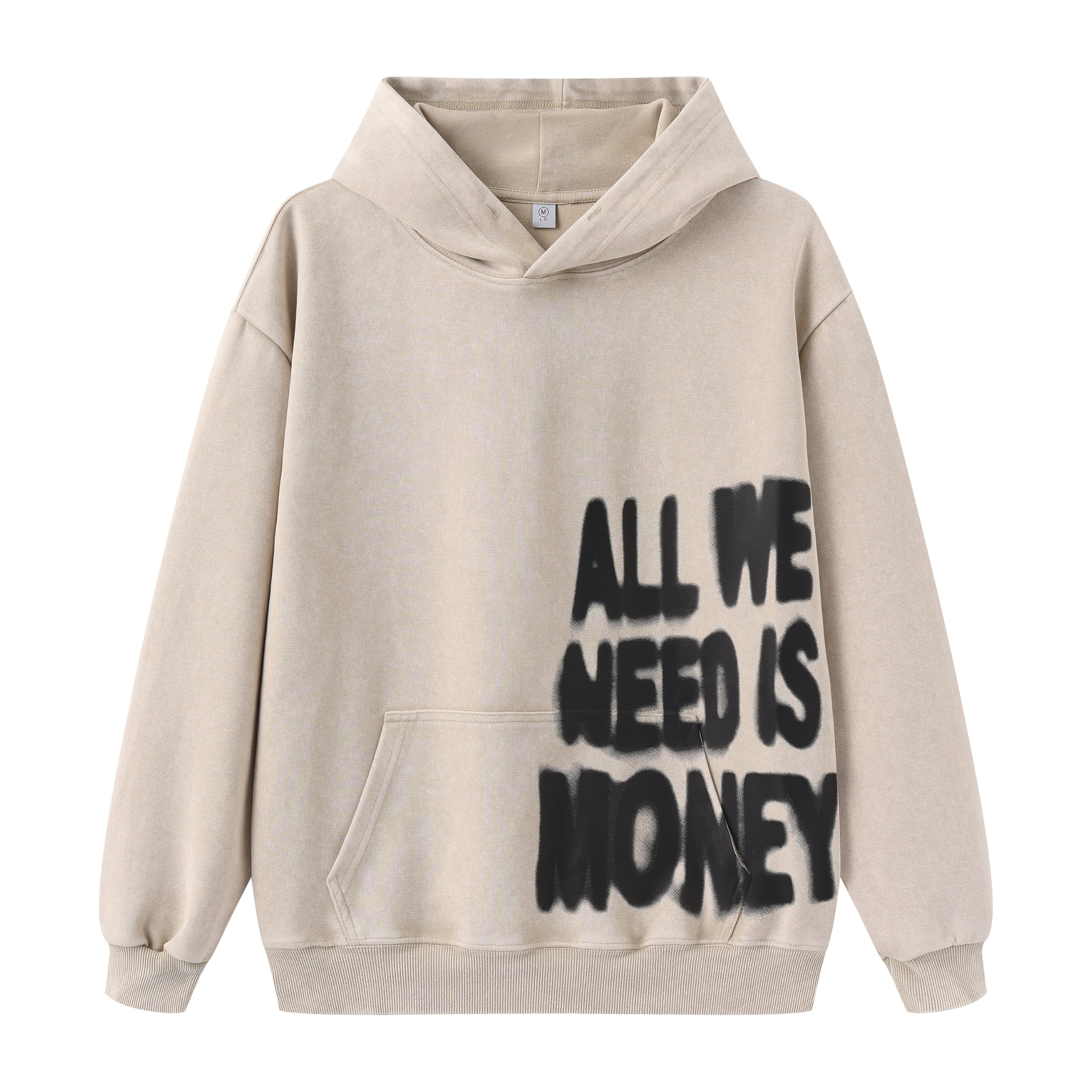 Dynict Unisex Y2K Colorful Sweatshirt Hip Hop Letter Print Oversize Hoodie Casual Baggy Harajuku Gothic Pullover Hoodie