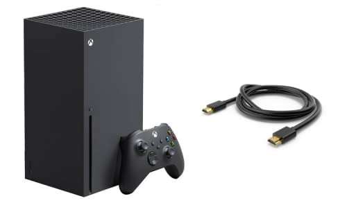 Next Gen Console Bundle - Xbox Series X 1TB + 8K Premium HDMI Cable - 4 feet- 48Gbps Hight Speed HDR for Gaming Console (Renewed) - Image 1