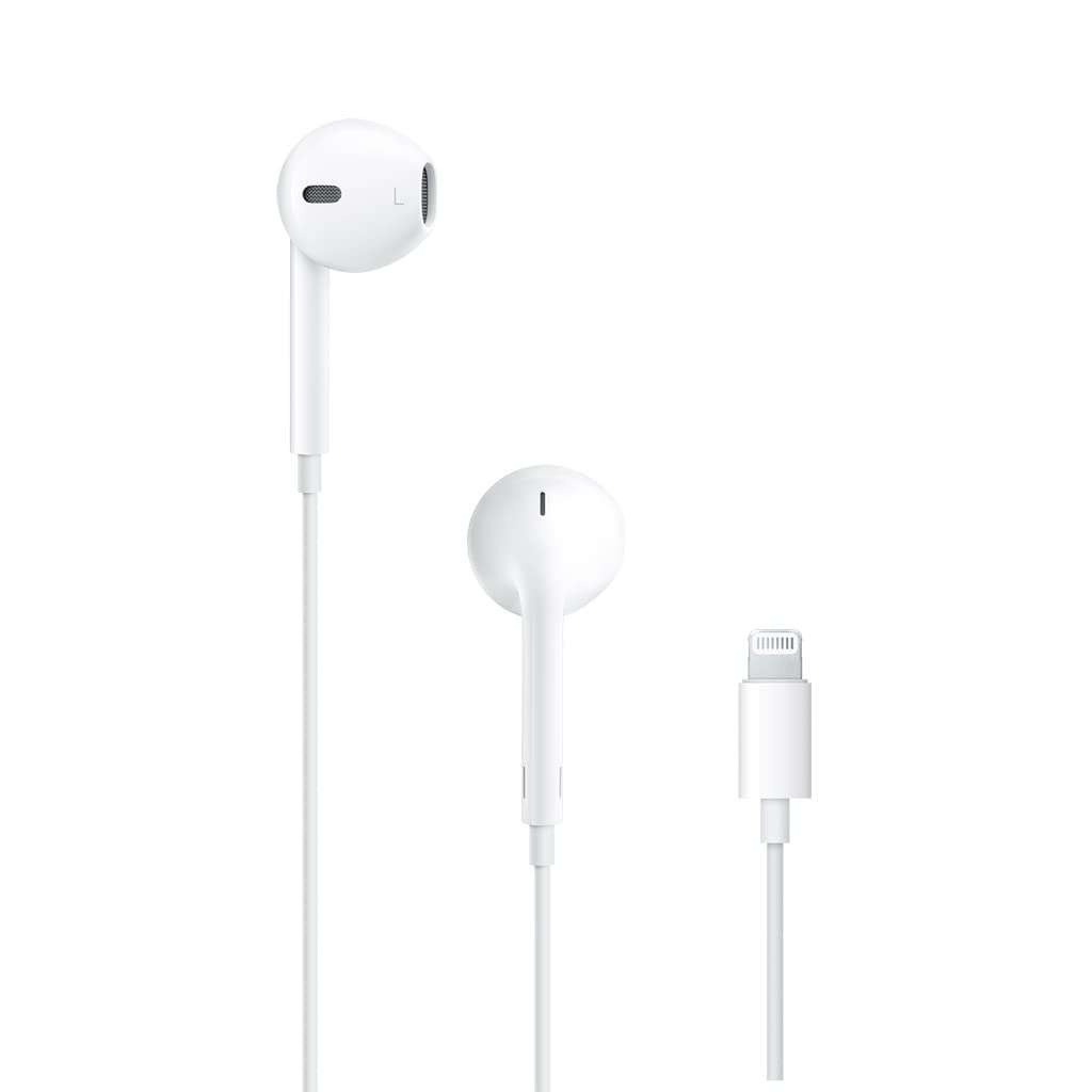 Apple EarPods Headphones with Lightning Connector, Wired Ear Buds for iPhone with Built-in Remote to Control Music, Phone Calls, and Volume - Image 1