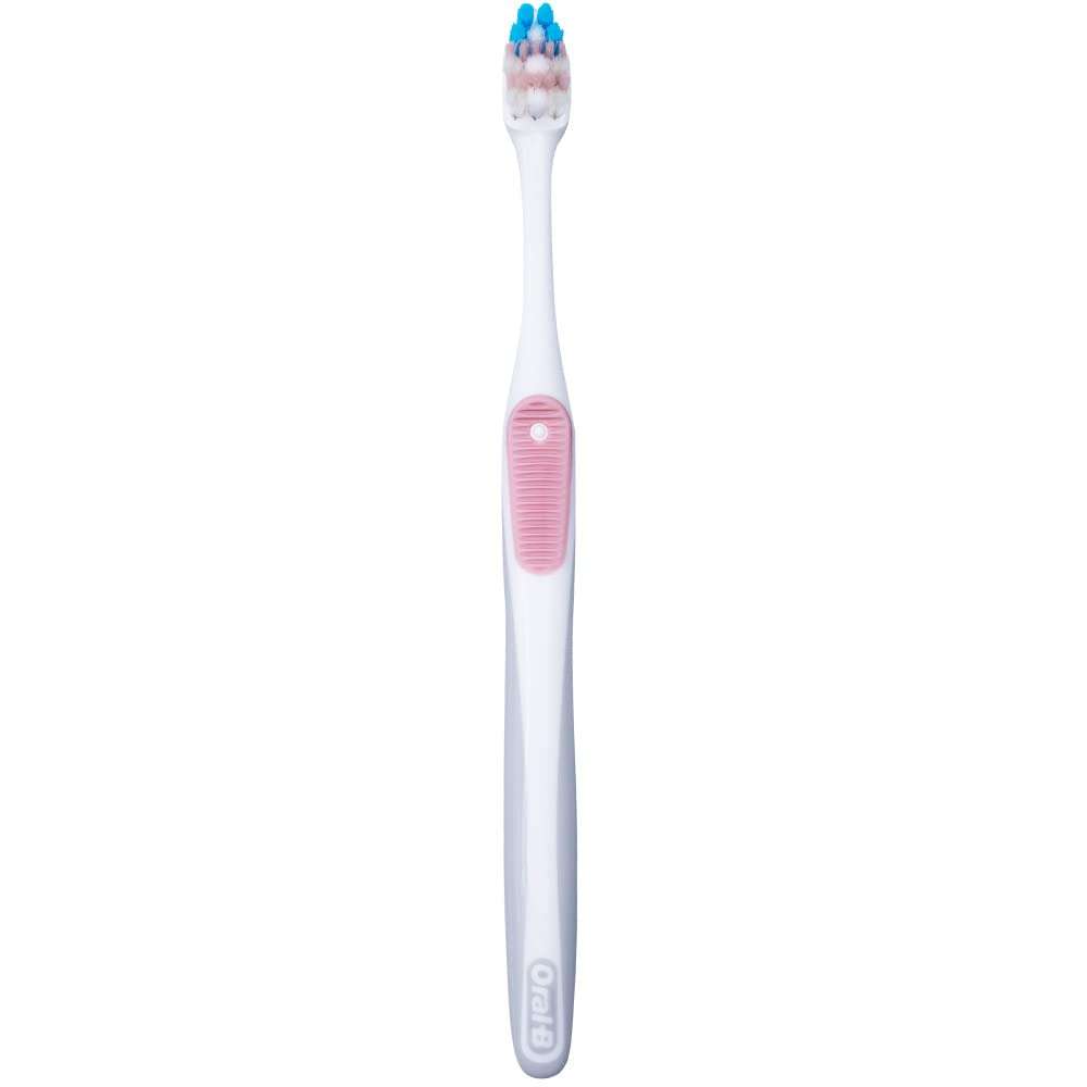 Oral-B Gum Care Extra Soft Toothbrush for Sensitive Teeth and Gums, Compact Small Head, (Colors Vary) - Pack of 6 - Image 4