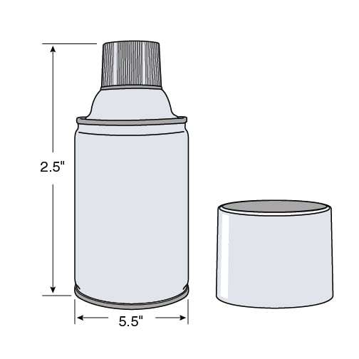 Hospeco Health Gards Metered Aerosol Air Freshener (Fresh Linen Scent, 7 oz. Cans, Case of 12) - Image 2