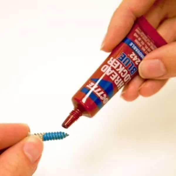 Loctite Threadlocker Blue 242 - Removable Thread Lock Glue for Nuts, Bolts, & Fasteners, Medium Strength Screw Glue to Prevent Loosening & Corrosion - 6 ml, 1 Pack - Image 7