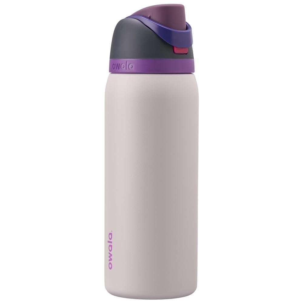 Owala FreeSip Insulated Stainless Steel Water Bottle with Straw for Sports, Travel, and School BPA-Free Sports Water Bottle, 32 oz, Dreamy Field - Image 1