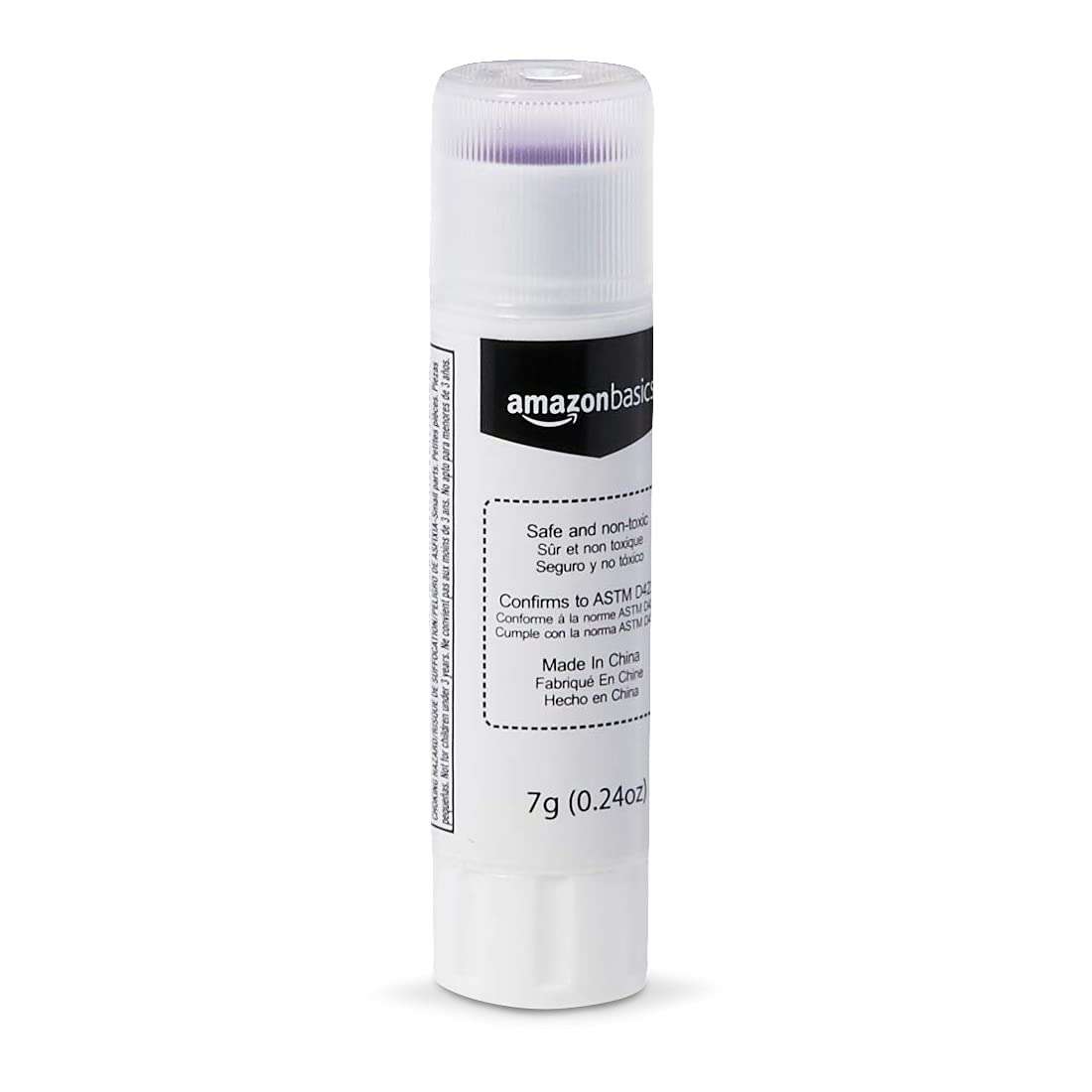 Amazon Basics Purple Washable School Glue Sticks, Dries Clear, Non-Toxic, 0.24-oz Stick, 60-Pack - Image 3