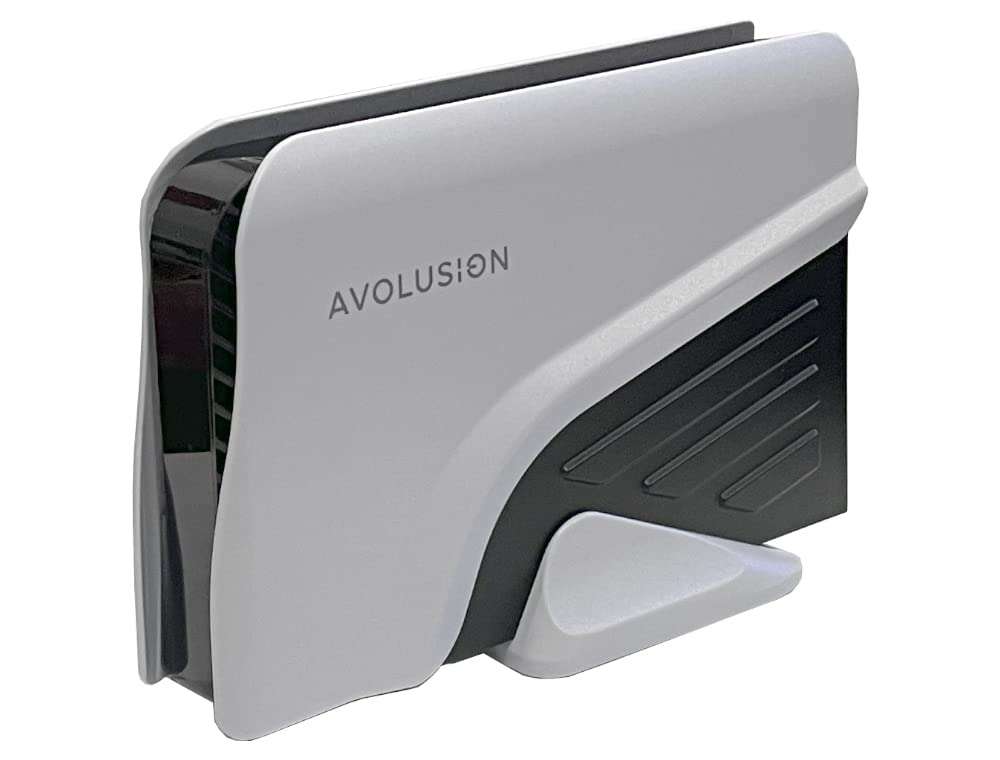 Avolusion PRO-Z Series 2TB USB 3.0 External Gaming Hard Drive for PS5 Game Console (White) (Renewed) - Image 1