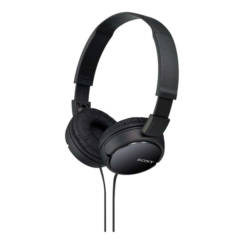 Sony ZX Series Wired On-Ear Headphones, Black MDR-ZX110 - Image 1