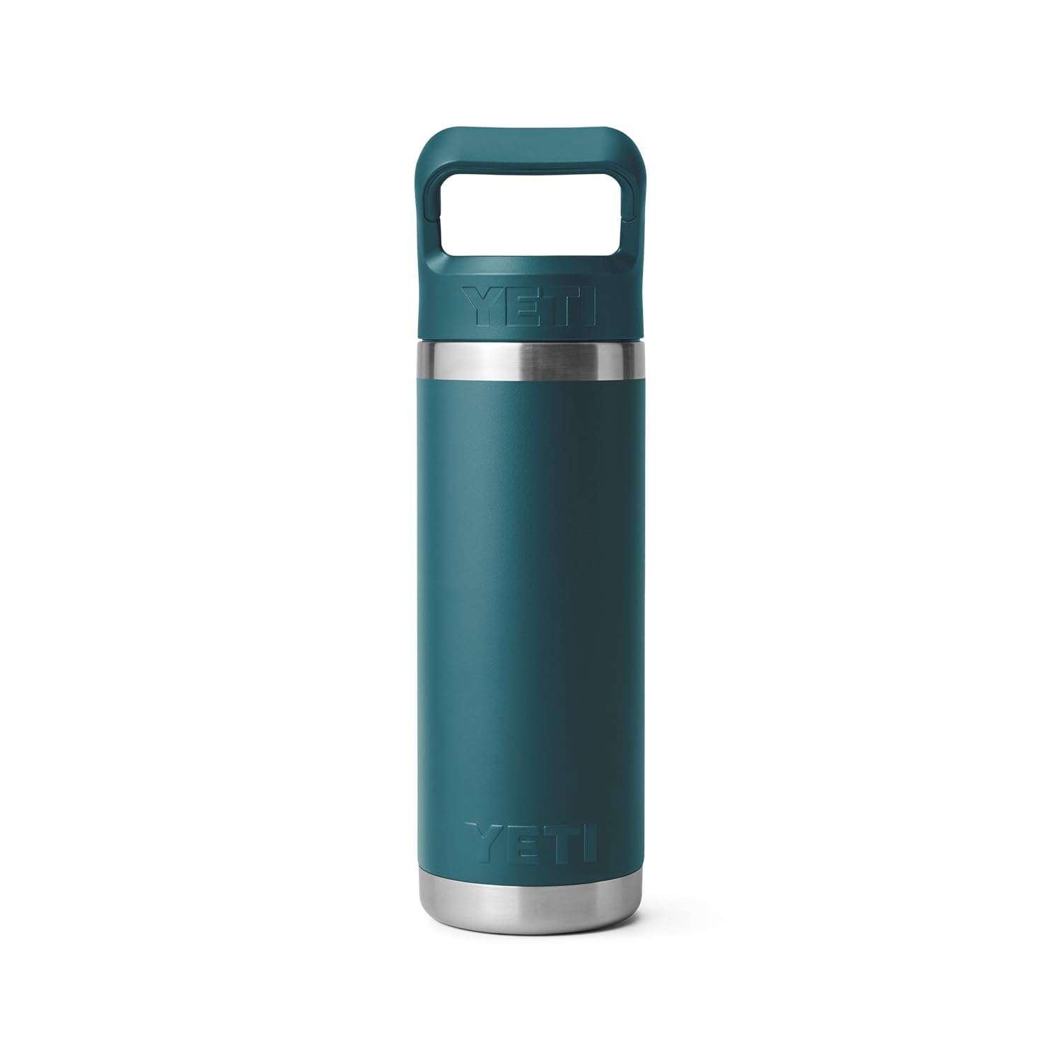 YETI Rambler 18 oz Bottle, Vacuum Insulated, Stainless Steel with Color Matching Straw Cap, Agave Teal - Image 7