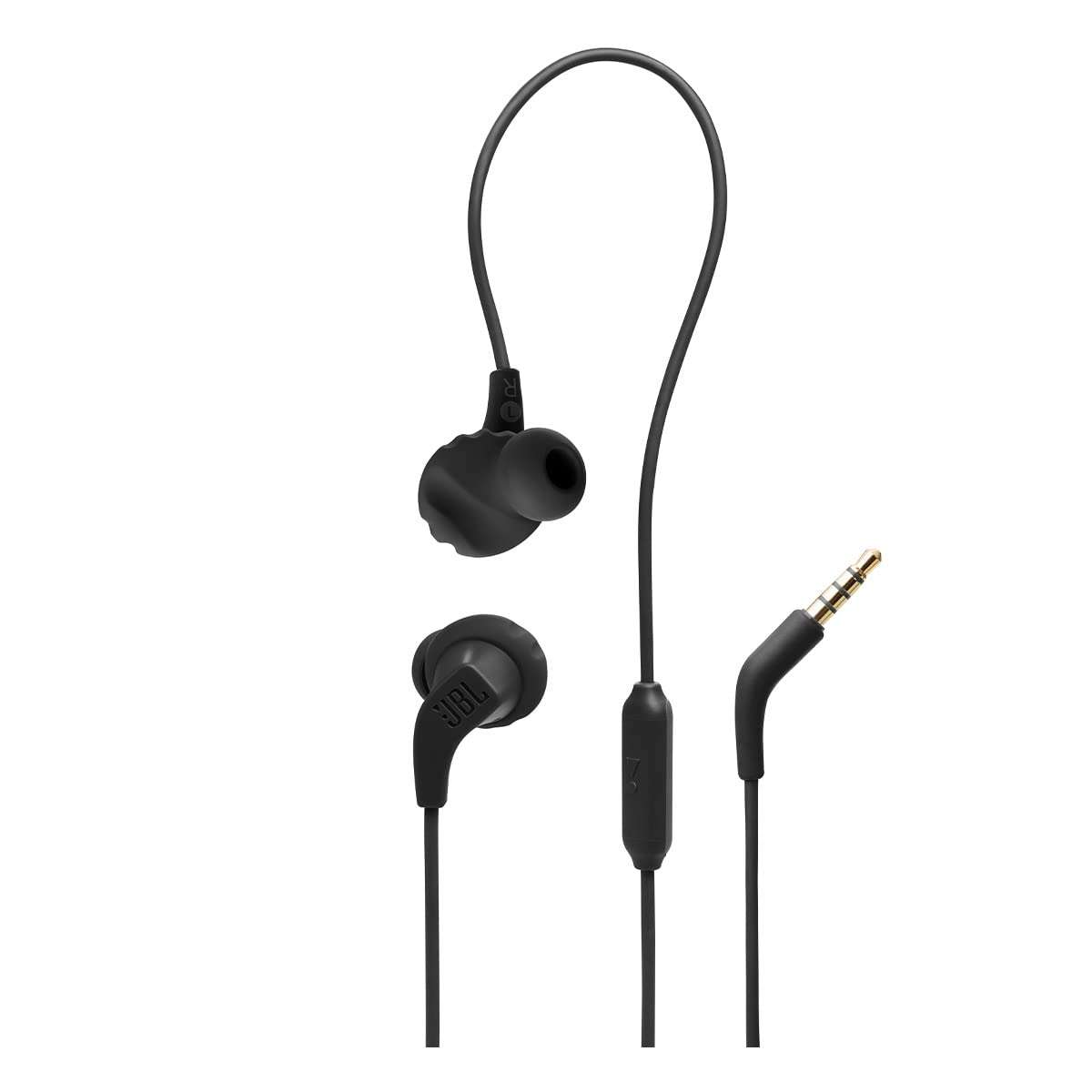 JBL Endurance Run 2 Wired - Waterproof Wired Sports in-Ear Headphones, Pure Bass Sound, Hands-Free Calls, Never Hurt. Never Fall Out. (Black) - Image 9