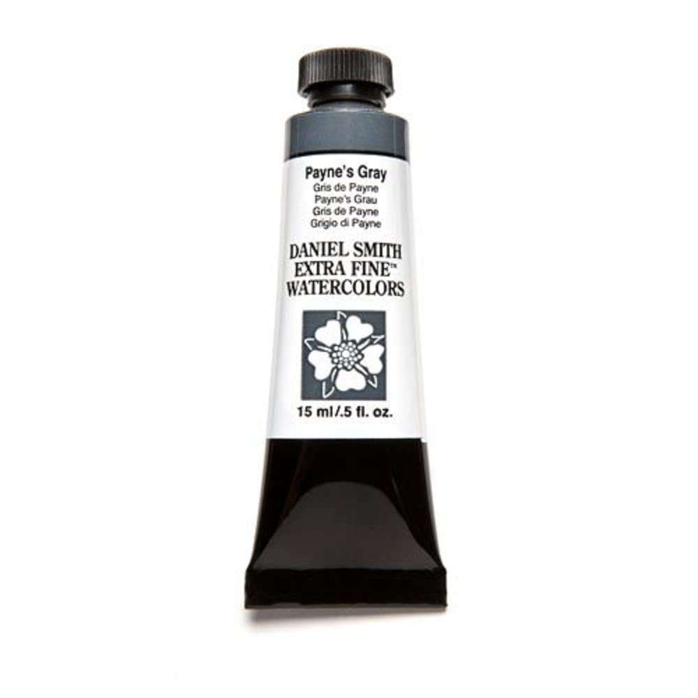 Daniel Smith 284600065 Extra Fine Watercolor 15ml Paint Tube, Payne's Gray, 0.5 Fl Oz (Pack of 1) - Image 1