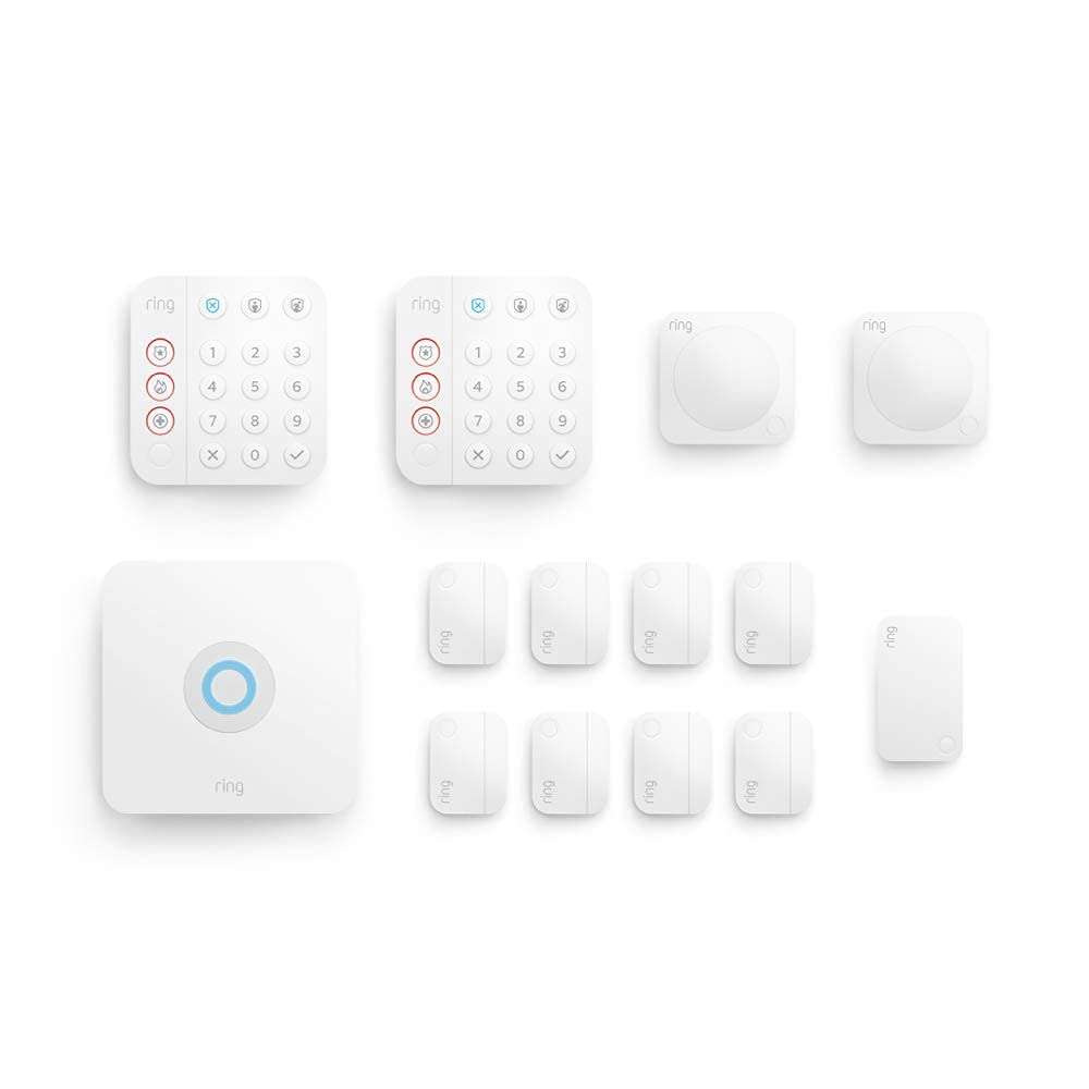 Ring Alarm 14-Piece Kit – Wireless Smart Home Security System | Expandable | Easy Setup | Mobile App Control | 24/7 Professional Monitoring | Alexa Compatible - Image 1