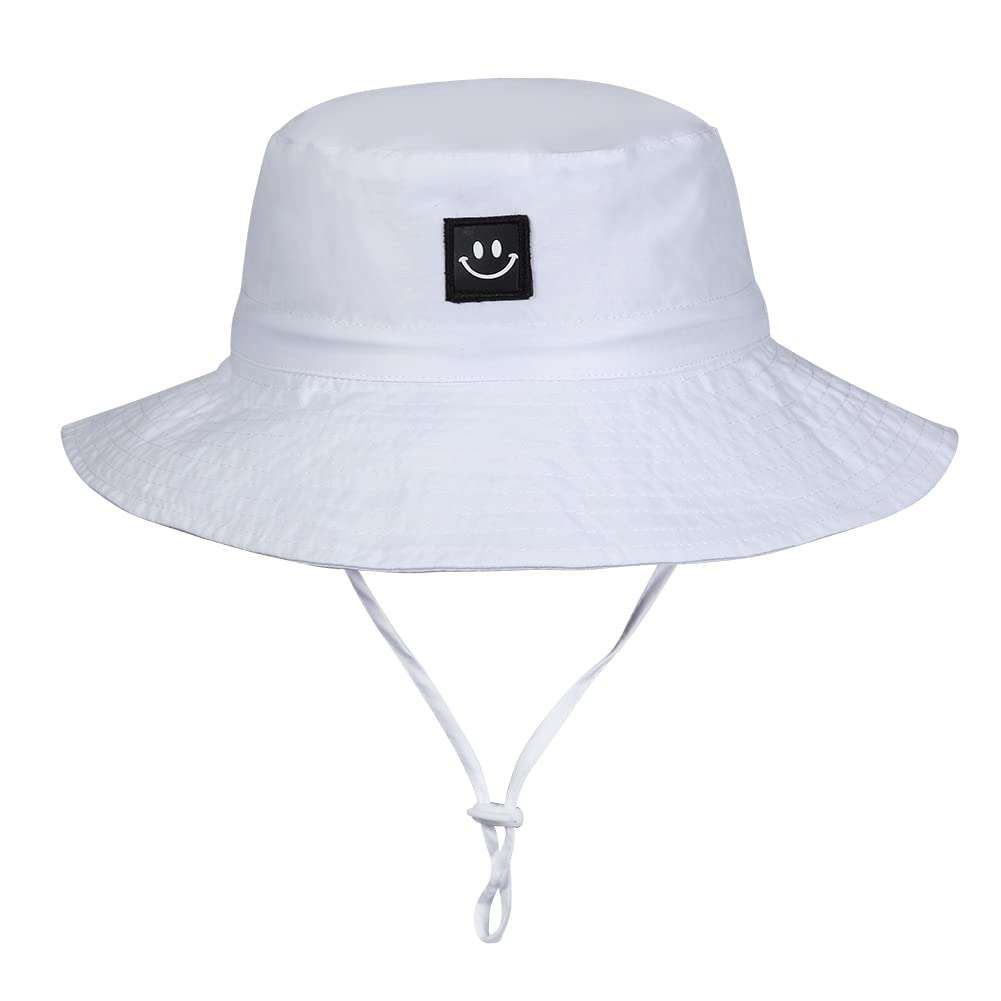 MaxNova Baby Sun Hat Smile Face UPF 50+ Toddler Bucket Hat for Boys Girls 0-7 Years - Image 2