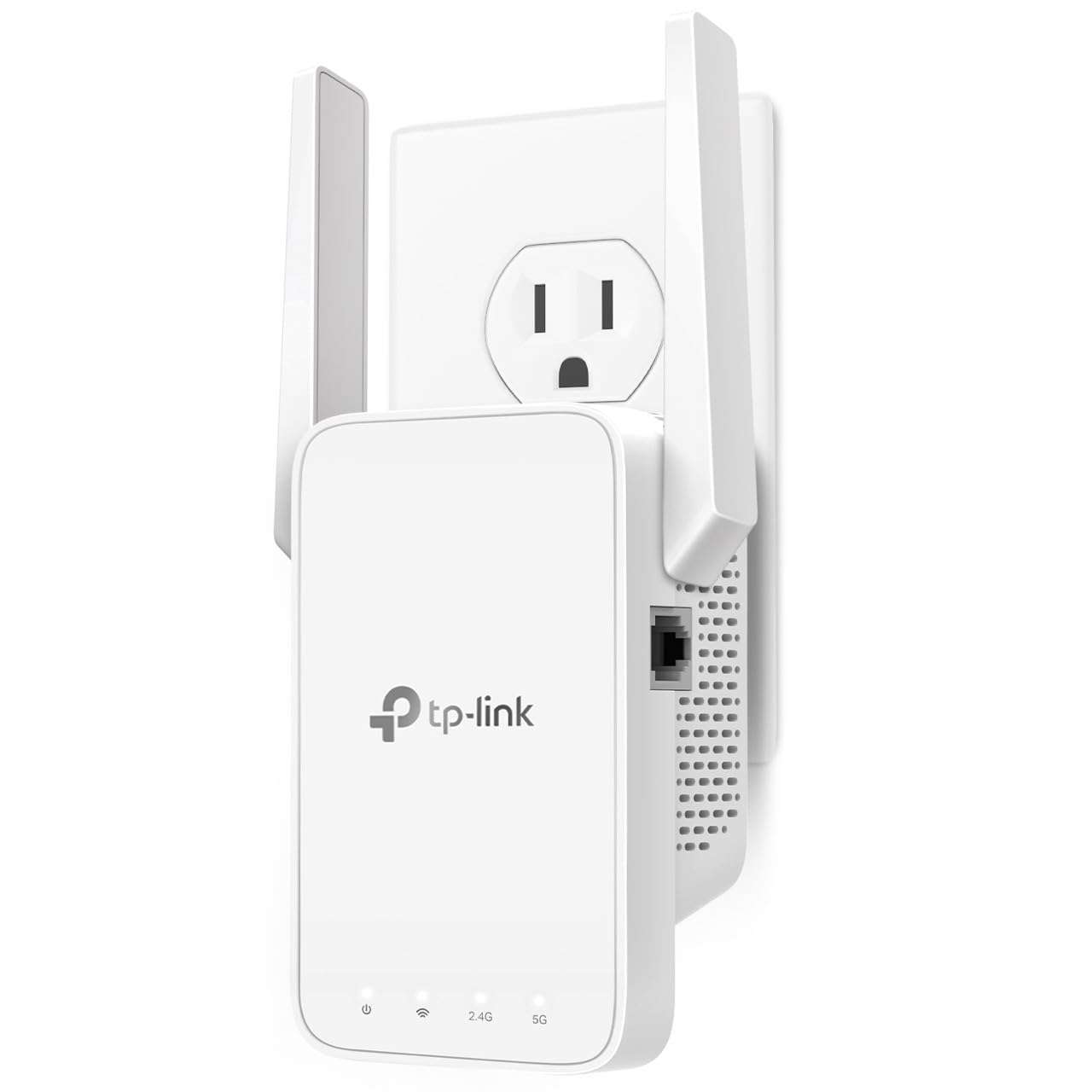 TP-Link AC1200 WiFi Extender, 2025 Wirecutter Best WiFi Extender, 1.2Gbps Home Signal Booster, Dual Band 5GHz/2.4GHz, Up to 1600 Sq.ft and 32 Devices, EasyMesh Compatible, One Ethernet Port (RE315) - Image 1