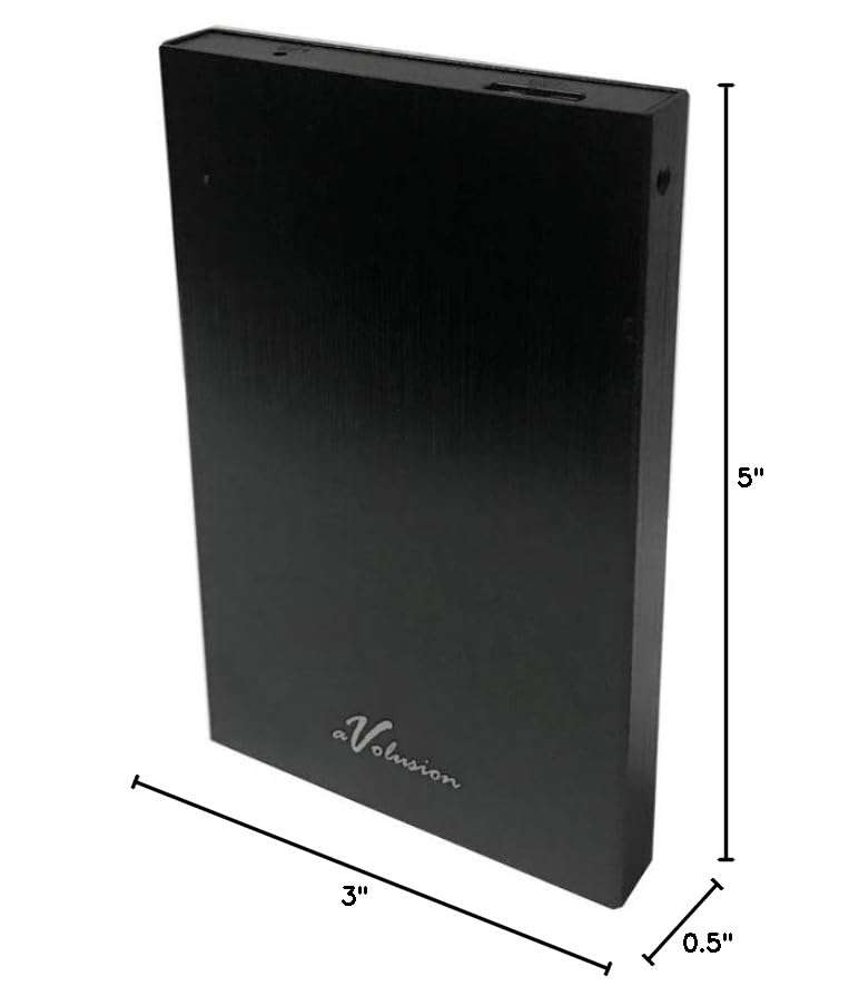 Avolusion HD250U3 1TB USB 3.0 Portable External Gaming Hard Drive (Xbox One Pre-Formatted) - Black - Image 9
