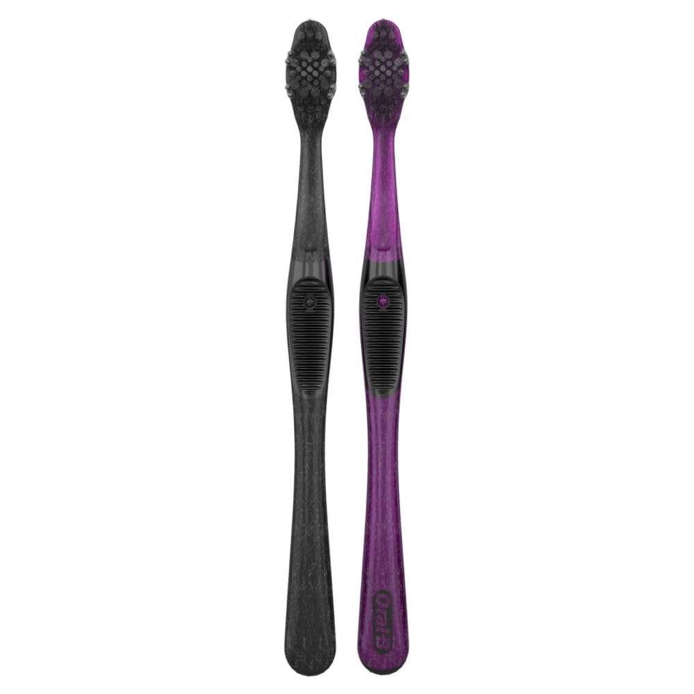 Oral-B Charcoal Toothbrushes, Medium 2ct - Image 9
