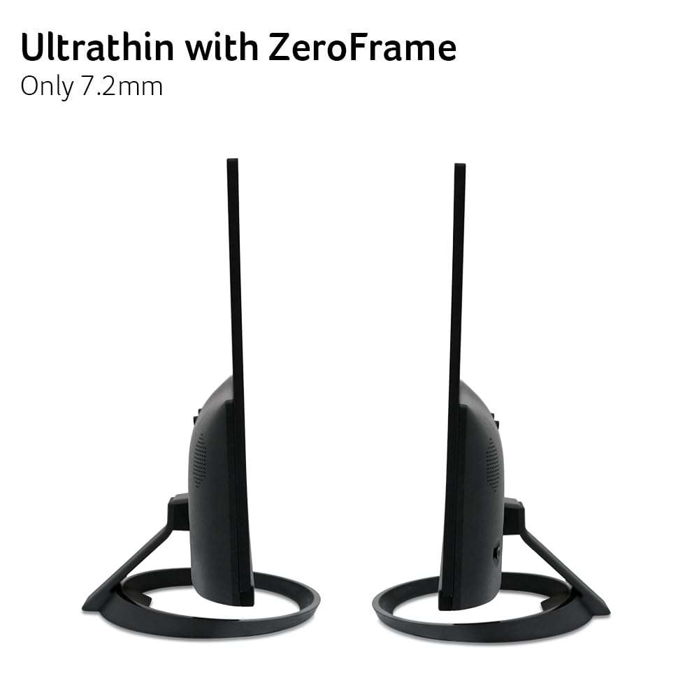 Acer R240Y G0bi 23.8" IPS Full HD (1920 x 1080) Ultra-Thin Gaming Office Monitor | Adaptive-Sync Support (FreeSync Compatible) | Up to 120Hz Refresh | 1ms (VRB) | 99% sRGB | Tilt | HDMI & VGA Ports - Image 8