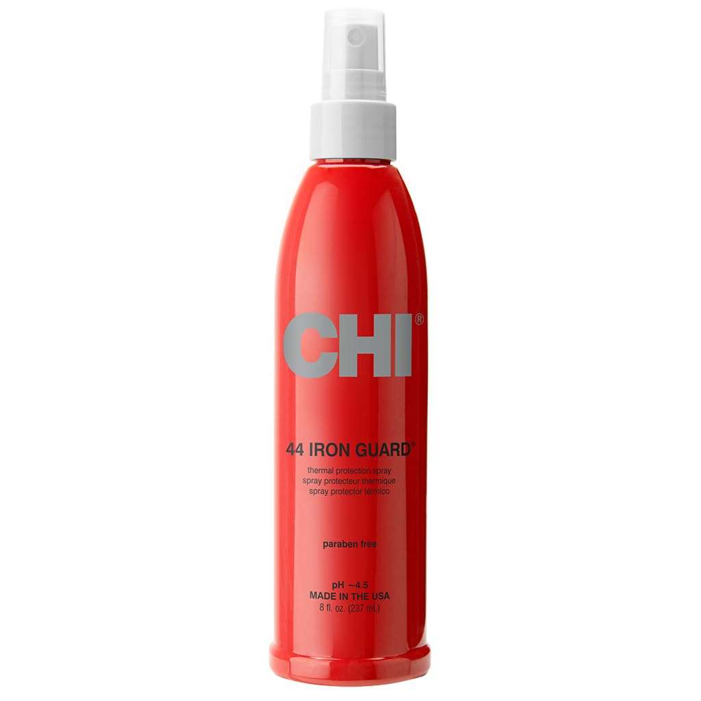 CHI 44 Iron Guard Thermal Protection Spray, Nourishing Formula Helps Resist Heat Damage to Hair & Tame Frizz, Clear, 8 Oz - Image 1
