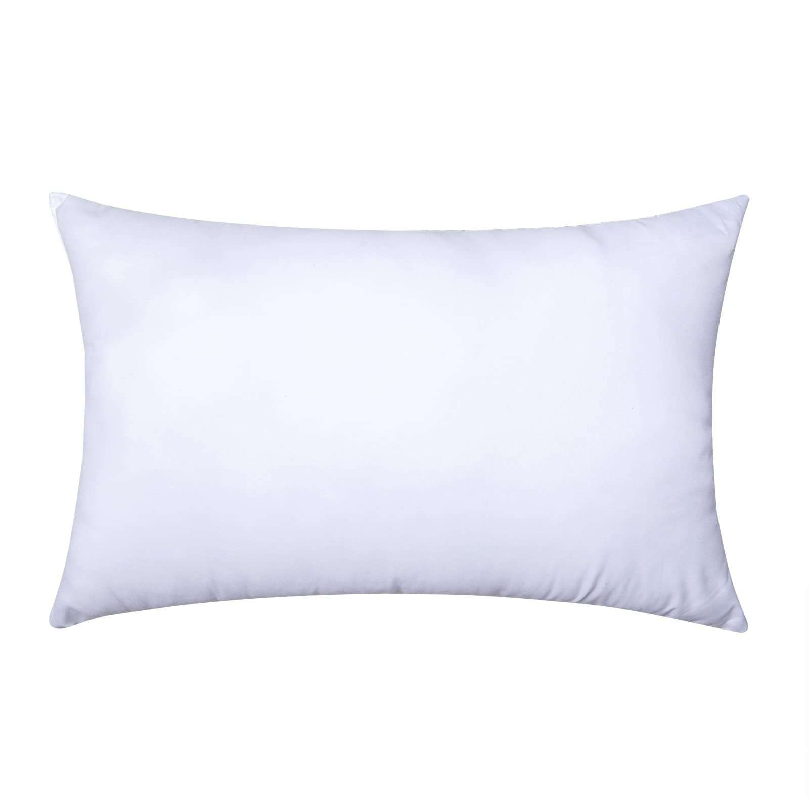 MIULEE Throw Pillow Insert Premium Pillow Stuffer Sham Rectangle for Decorative Cushion Bed Couch Sofa 12x20 Inch - Image 1
