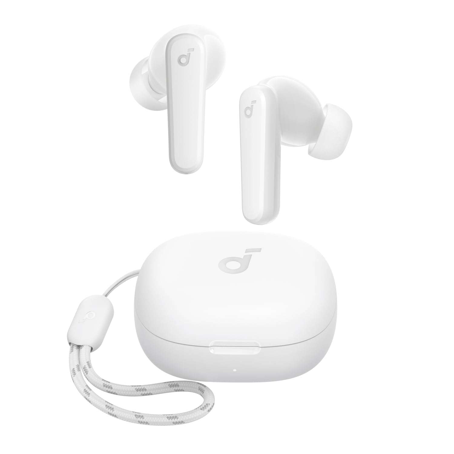Soundcore by Anker P20i True Wireless Earbuds, 10mm Drivers with Big Bass, Bluetooth 5.3, 30H Long Playtime, Water-Resistant, 2 Mics for AI Clear Calls, 22 Preset EQs, Customization (White) - Image 1