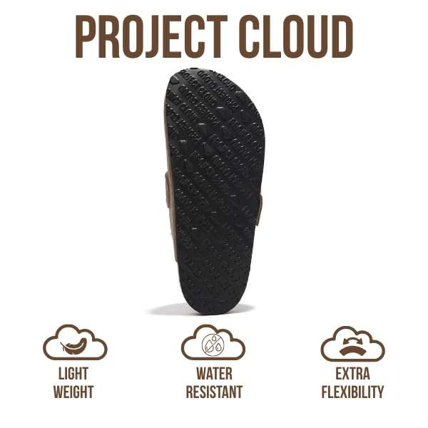 Project Cloud Genuine Leather Clogs for Women Shoes - Memory Foam Insole, Non-Slip & Natural Cork Footbed Arch Support Big Buckle Womens Clogs and Mules for Women Footwear (Manchester) - Image 4