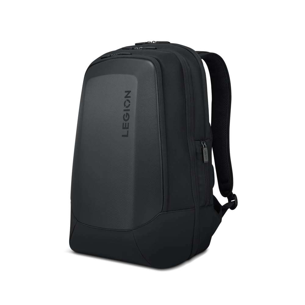 Lenovo - Legion 17” Armored Backpack – Gaming Laptop Bag – Double Layered Protection – Dedicated Storage Pockets – Durable Pack with EVA Front Shield - Image 1
