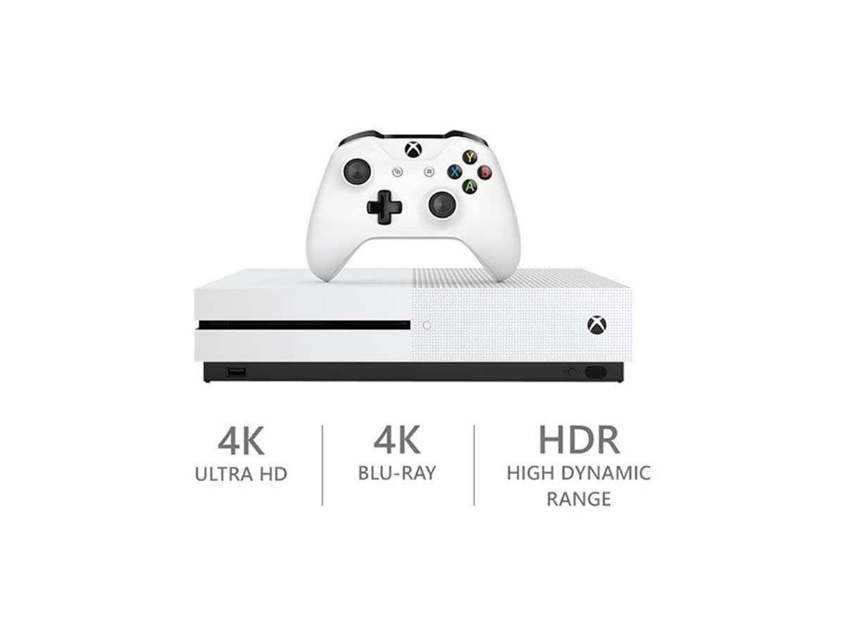 Microsoft - Xbox One S 500GB Console - White - ZQ9-00028 (Renewed) - Image 2