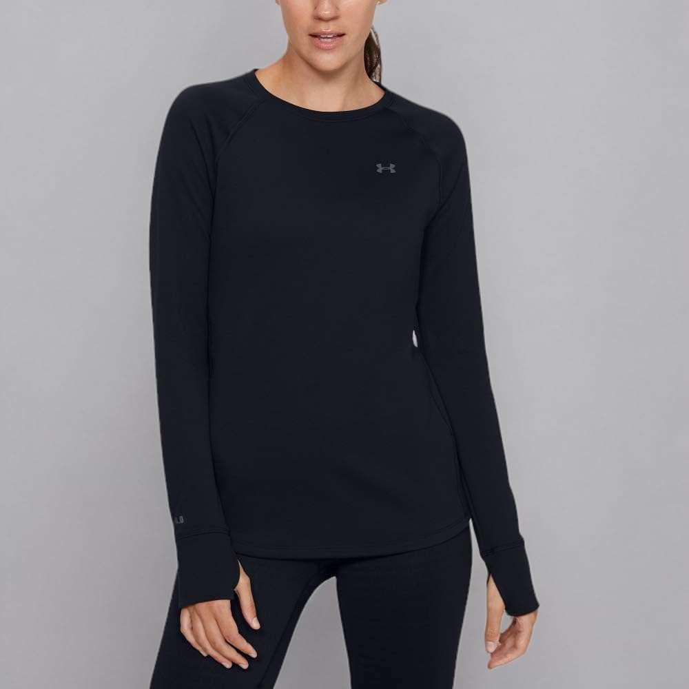 Under Armour Women's ColdGear® Base 4.0 Crew XL Black - Image 7
