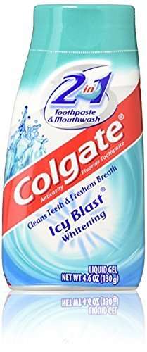 Colgate 2 in 1 Toothpaste Mouthwash Whitening 4.6 Tubes, Icy Blast, 27.6 Oz, Pack of 6 - Image 2
