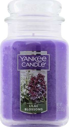 Yankee Candle Lilac Blossoms Scented Classic 22oz Large Jar Single Wick Candle Over 110 Hours of Burn Time Perfect for Gifting Gatherings and Seasonal Decorations - Image 2