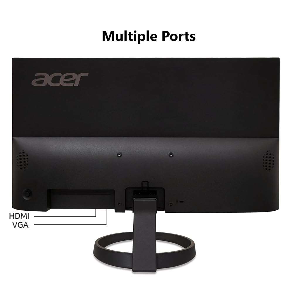Acer R240Y G0bi 23.8" IPS Full HD (1920 x 1080) Ultra-Thin Gaming Office Monitor | Adaptive-Sync Support (FreeSync Compatible) | Up to 120Hz Refresh | 1ms (VRB) | 99% sRGB | Tilt | HDMI & VGA Ports - Image 7