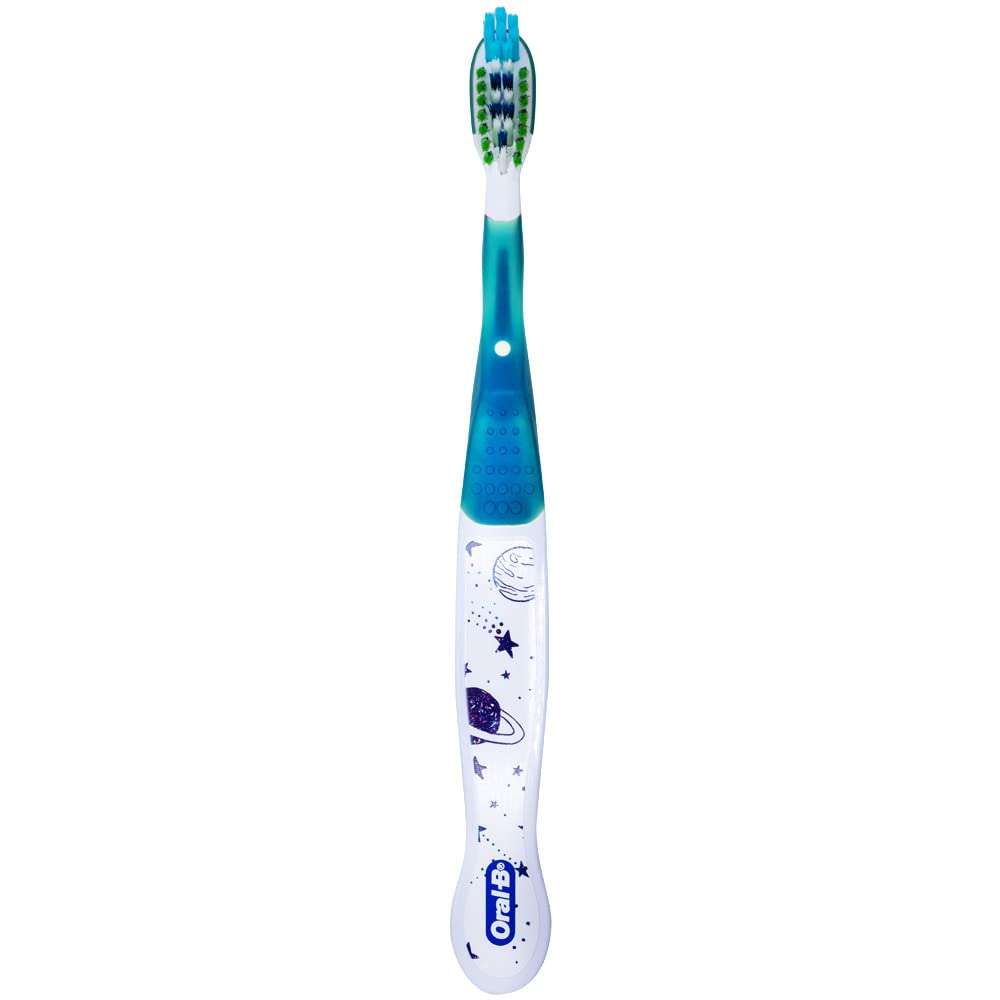 Oral-B Pro-Health Junior CrossAction Galaxy Toothbrush, Ages 6+, Soft - Pack of 6 - Image 7
