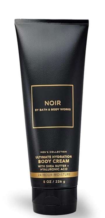 Bath and Body Works Men's Collection Ultimate Hydration Ultra Shea Body Cream 8 Oz 2 Pack (Noir) - Image 3