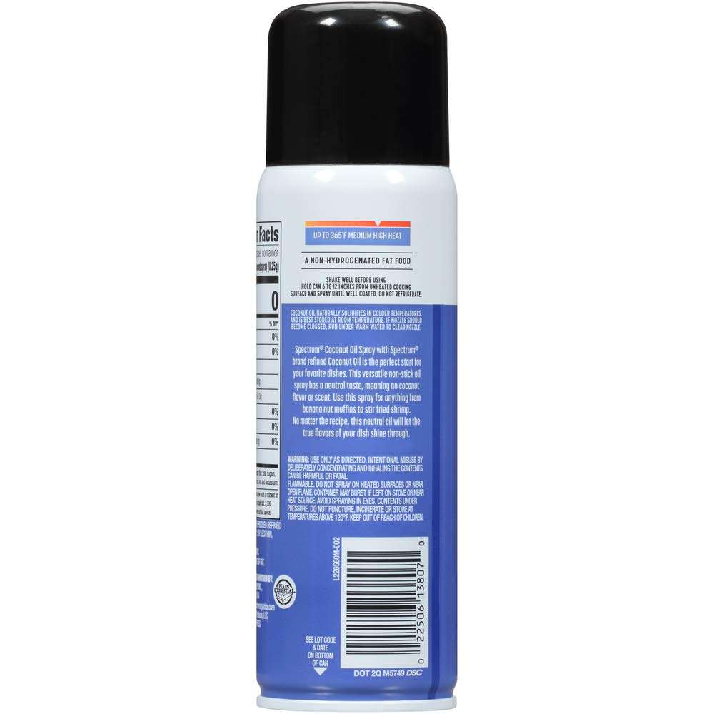 Spectrum Naturals Coconut Spray Oil, 6 fl oz - Image 5