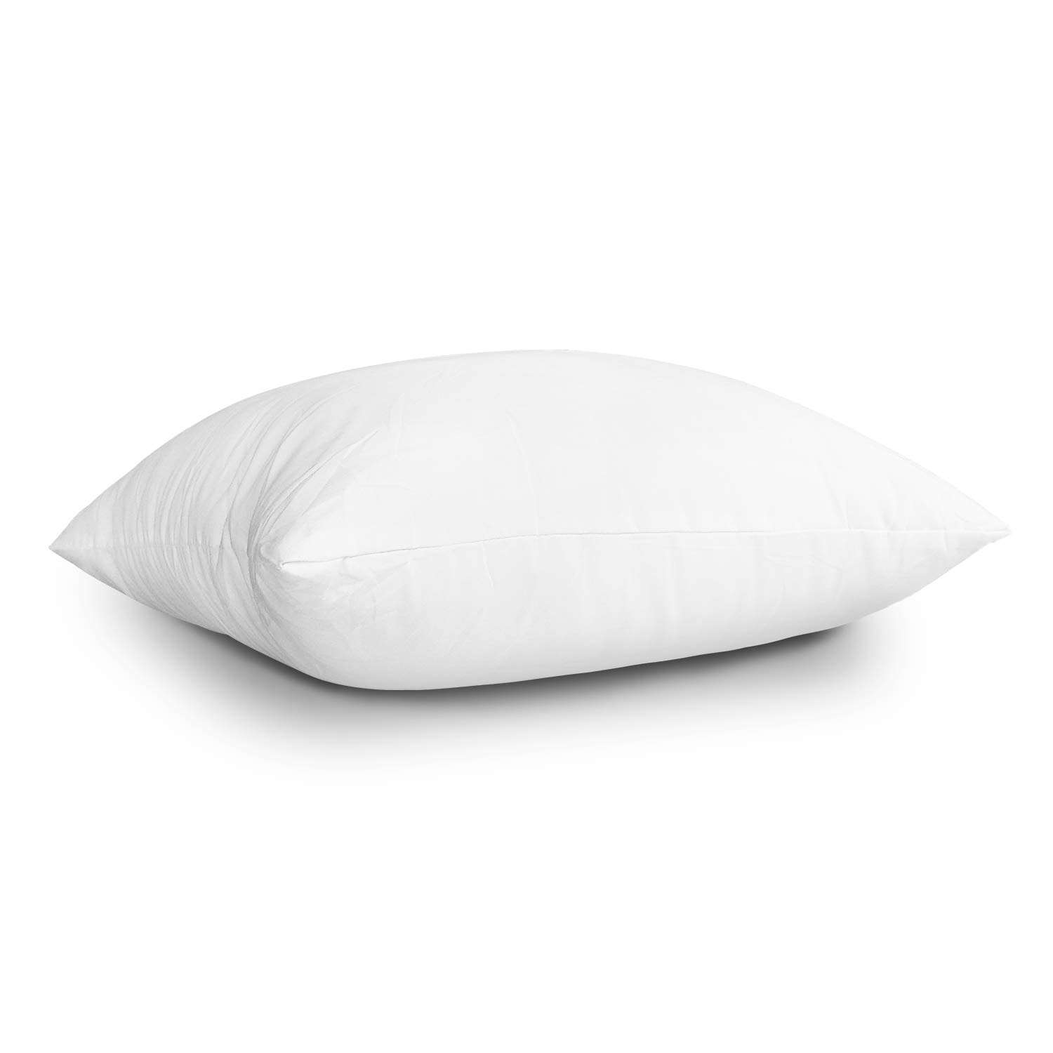 EDOW Throw Pillow Inserts, Set of 2 Lightweight Down Alternative Polyester Pillow, Couch Cushion, Sham Stuffer, Machine Washable. (White, 18x18) - Image 7