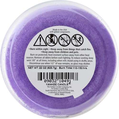 Yankee Candle Lilac Blossoms Scented Classic 22oz Large Jar Single Wick Candle Over 110 Hours of Burn Time Perfect for Gifting Gatherings and Seasonal Decorations - Image 8