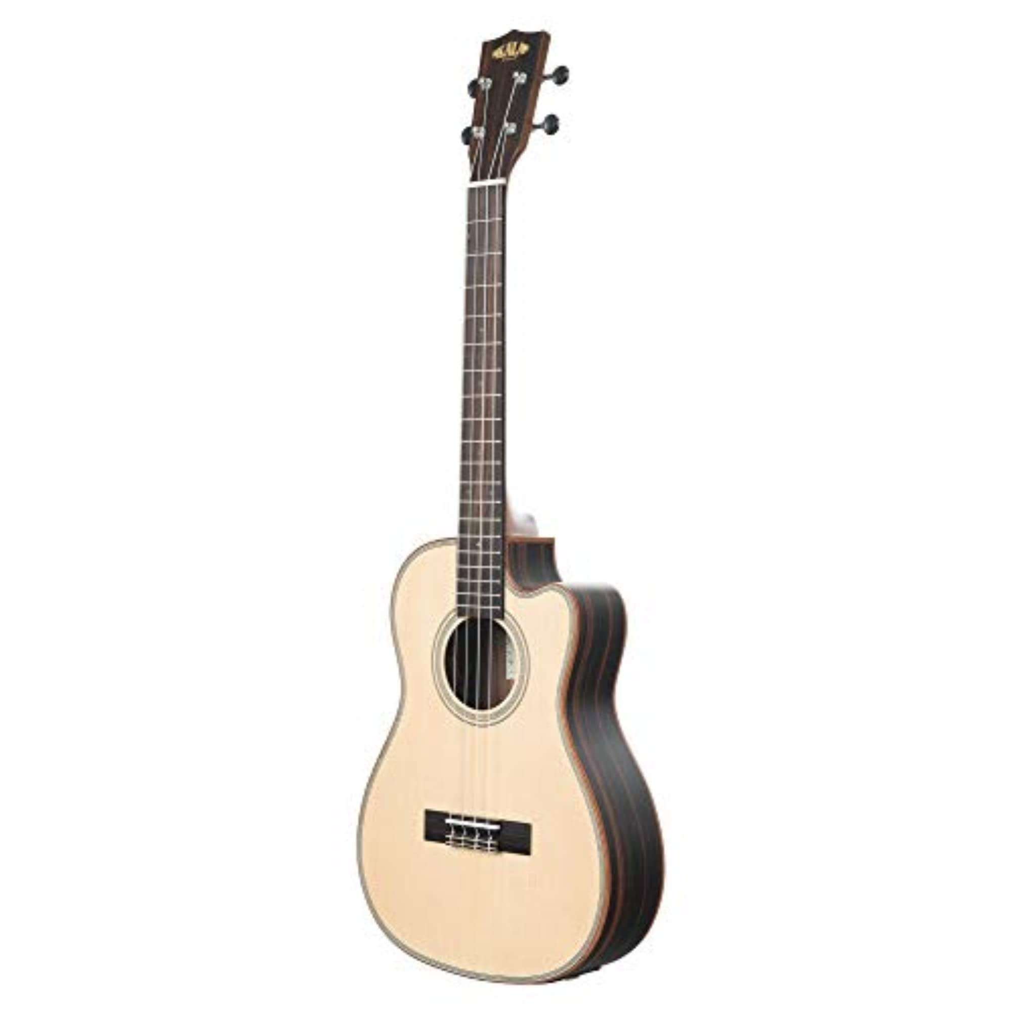 Solid Spruce Striped Ebony Baritone Cutaway w/EQ - Image 3