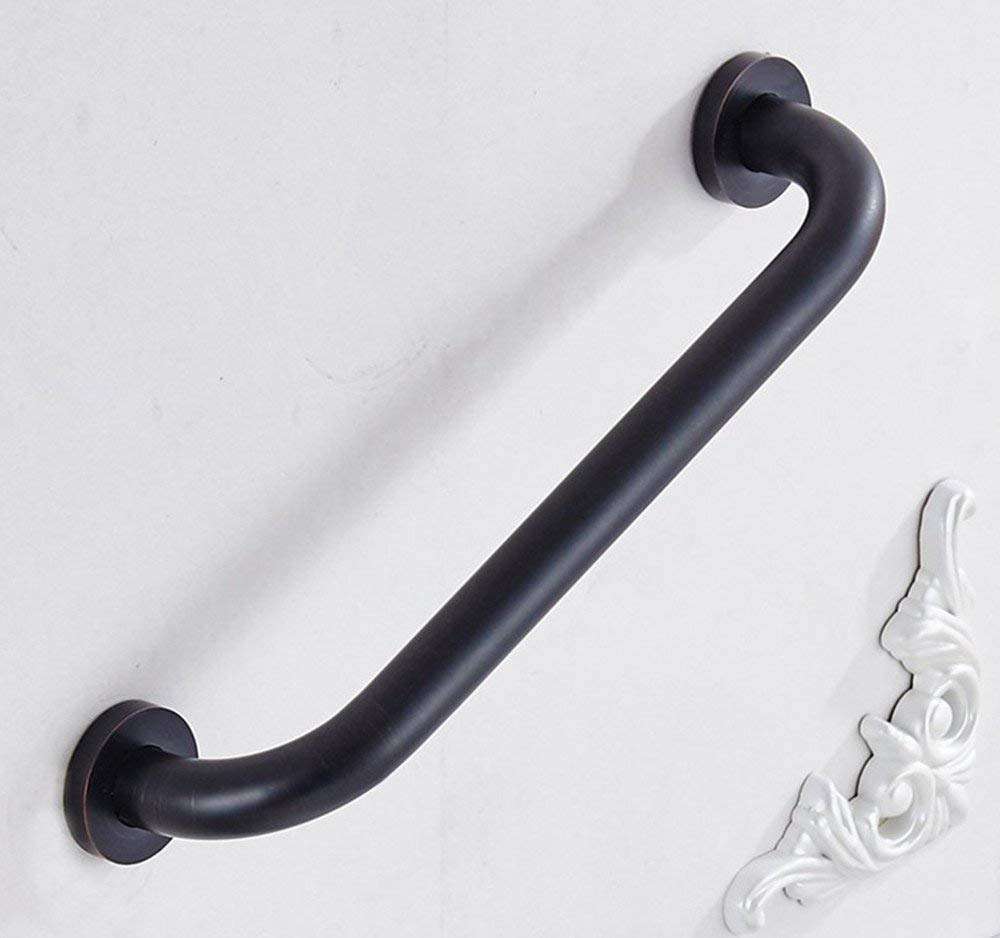 ELLO&ALLO Oil Rubbed Bronze Bathroom Shower Grab Bar, Home Care Bath Hardware (16 Inch) - Image 2