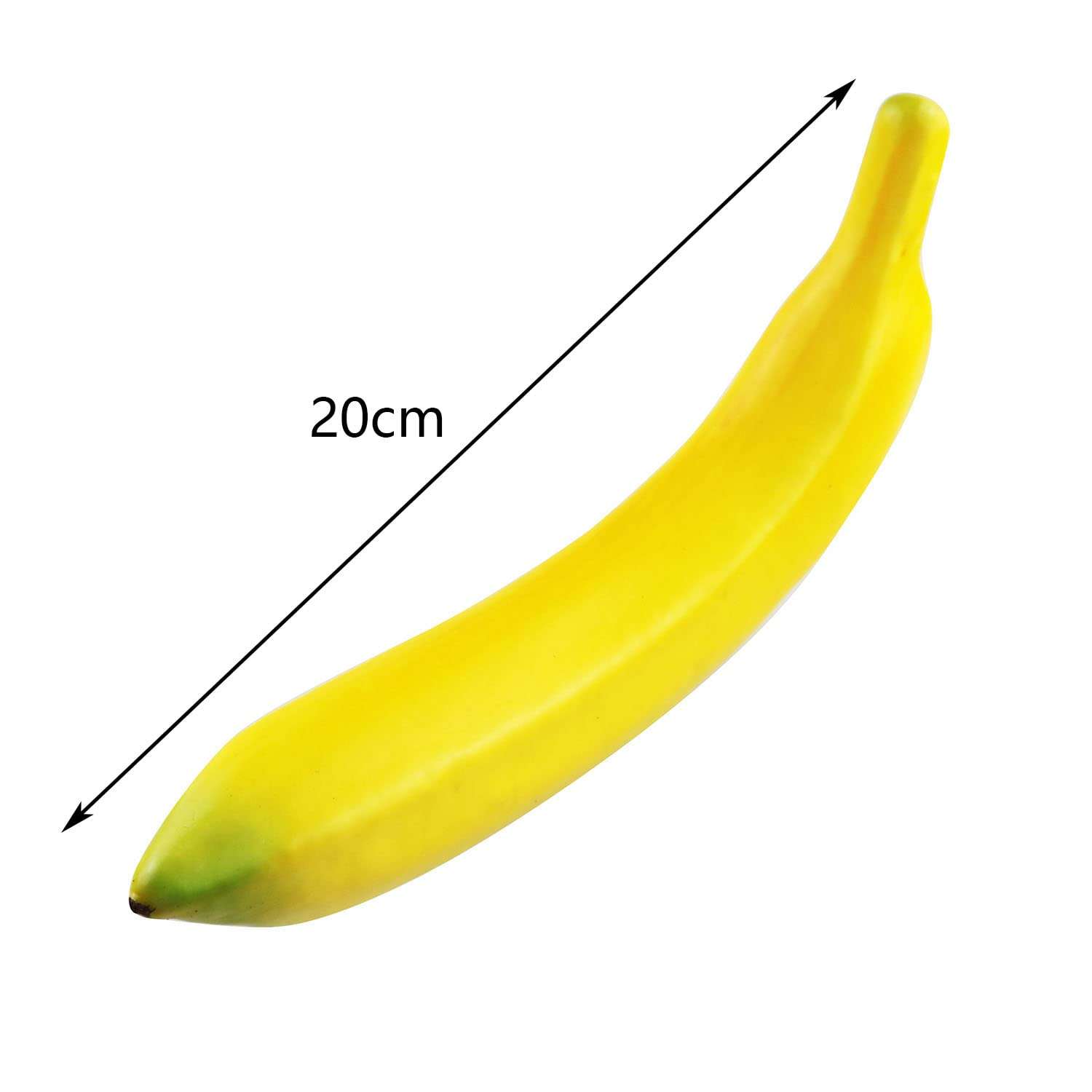 TAODAN 6pcs Fake Banana Artificial Yellow Bananas 7.8" Foam Simulated Simulation Fruit Model Decorative Food Home Party Decor - Image 2