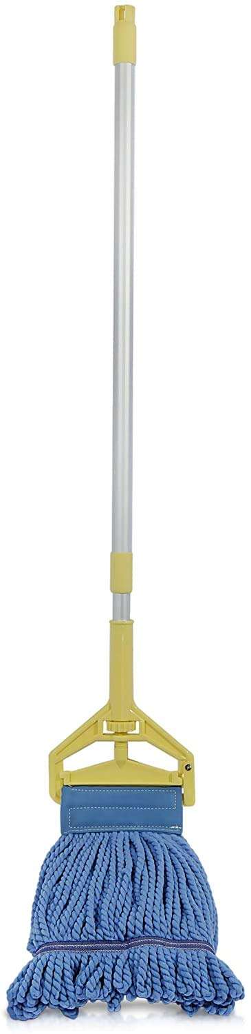 Simpli-Magic 79341 Commercial Grade Microfiber Looped Mop, Extendable Pole, Aluminum, 1 Kit - Image 1
