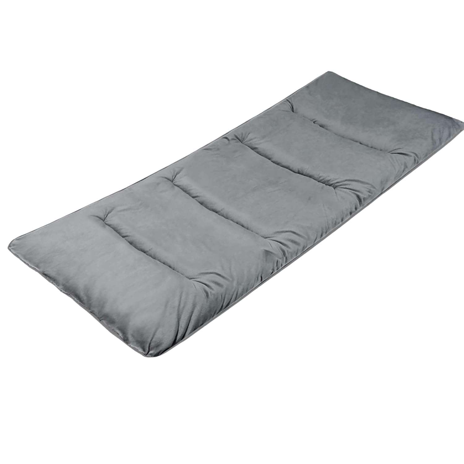 LITA XL Cot Pads for Camping, Soft Comfortable Cotton Thick Sleeping Cot Mattress Pad 72"x26", Grey and Navy Blue (Only Pad) - Image 6