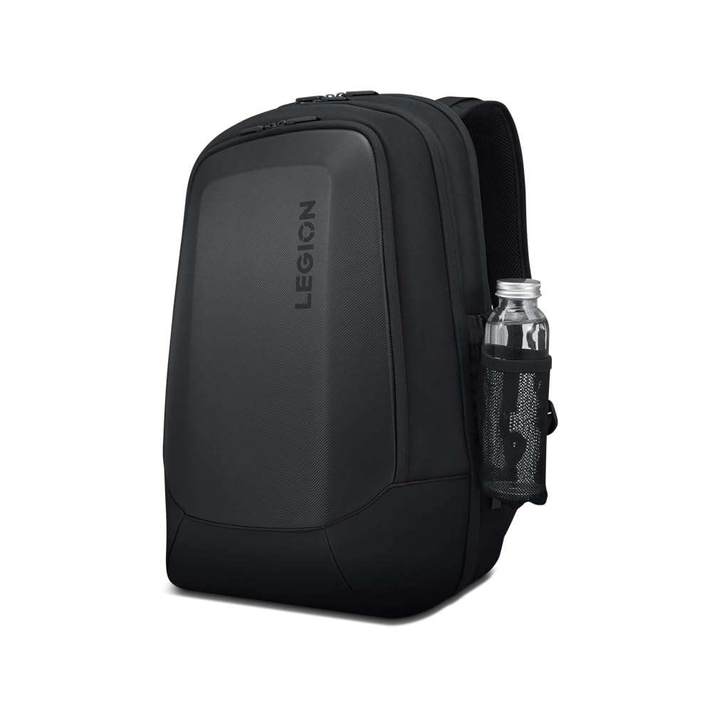 Lenovo - Legion 17” Armored Backpack – Gaming Laptop Bag – Double Layered Protection – Dedicated Storage Pockets – Durable Pack with EVA Front Shield - Image 4