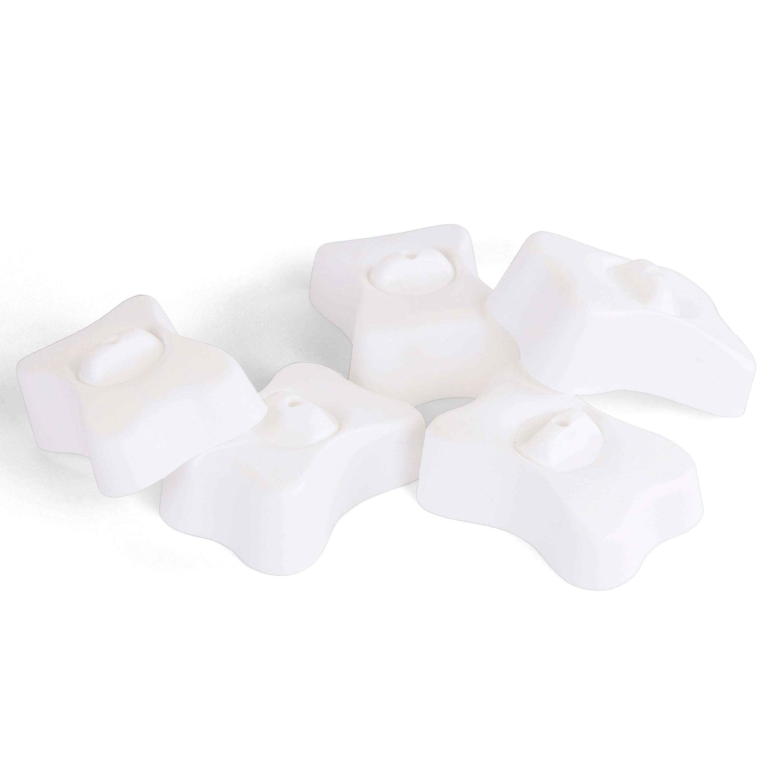 Outward Hound by Nina Ottosson Bone Replacement Parts for Interactive Dog Puzzles - DogBrick, DogTornado, DogSmart, PuppyTornado, PuppySmart, 5-Pack, White - Image 1