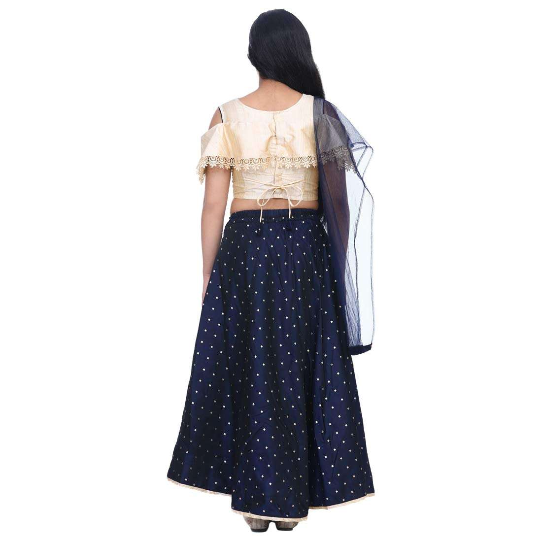 ADIVA Girls Indian Ethnic Wear Lehenga Choli for Kids - Image 3