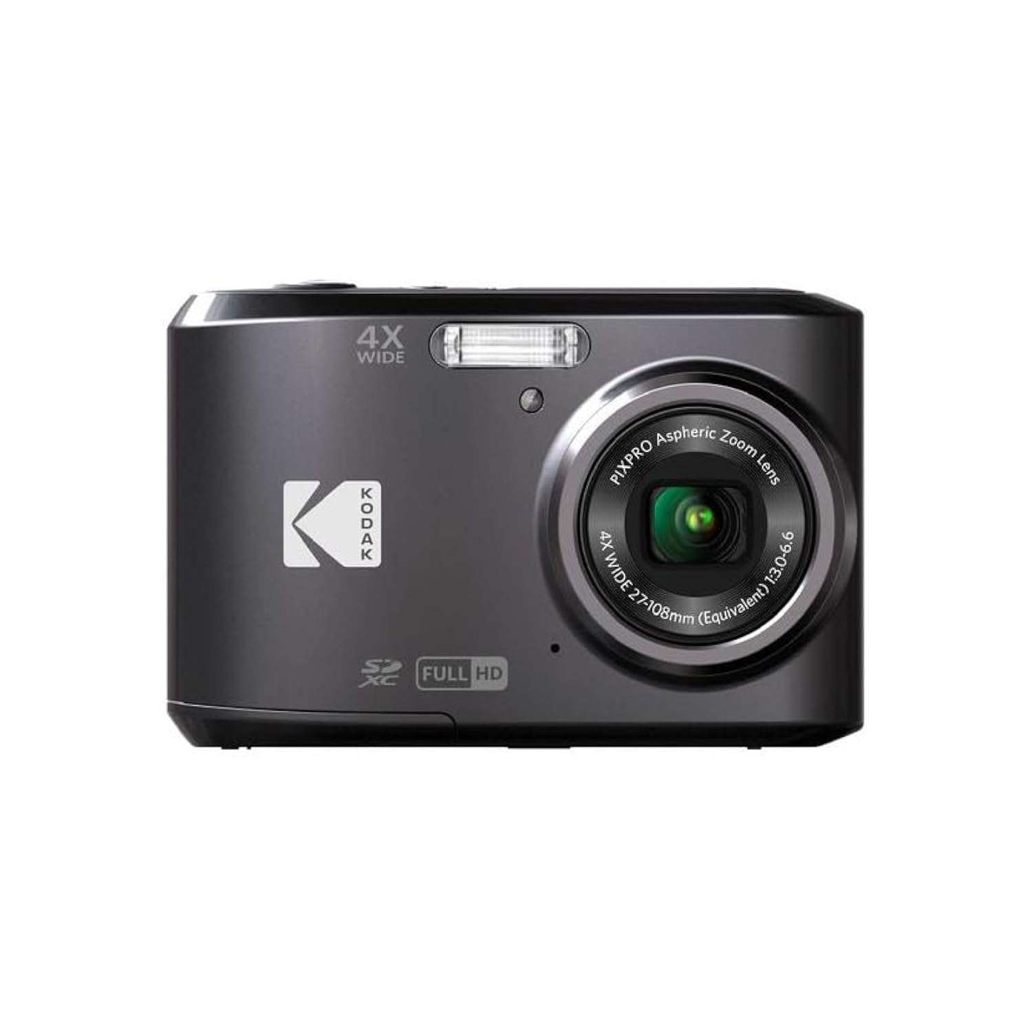 Kodak PIXPRO Friendly Zoom FZ43-BK 16MP Digital Camera with 4X Optical Zoom and 2.7" LCD Screen (Black) - Image 1