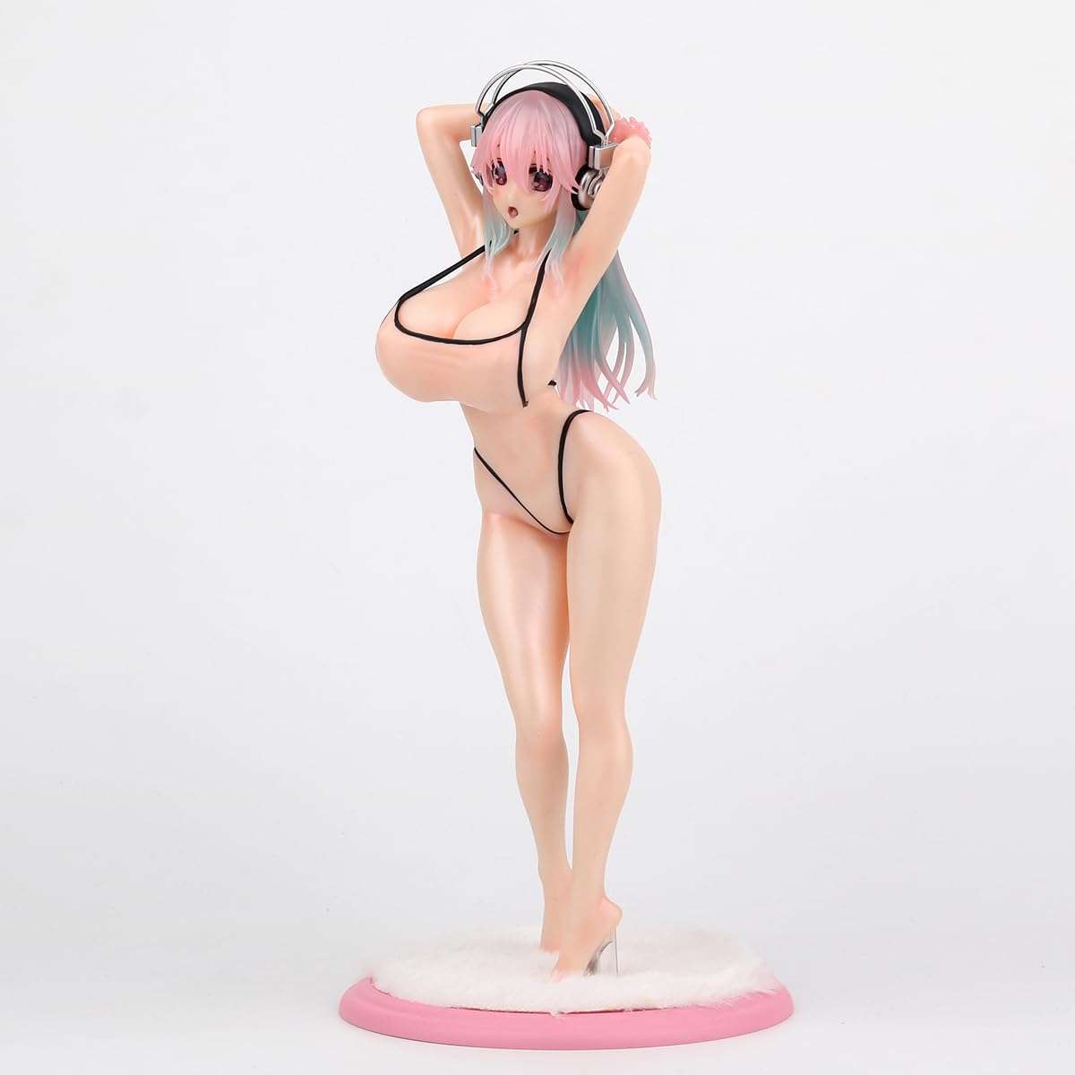 Zatanend Ecchi Figure Super Pink Girl(Pro Soft Ver.),Waifu Girl Hentaii.Sexy Anime +18 Uncensored for Adult Collection Gift Model Toys No Box - Image 4