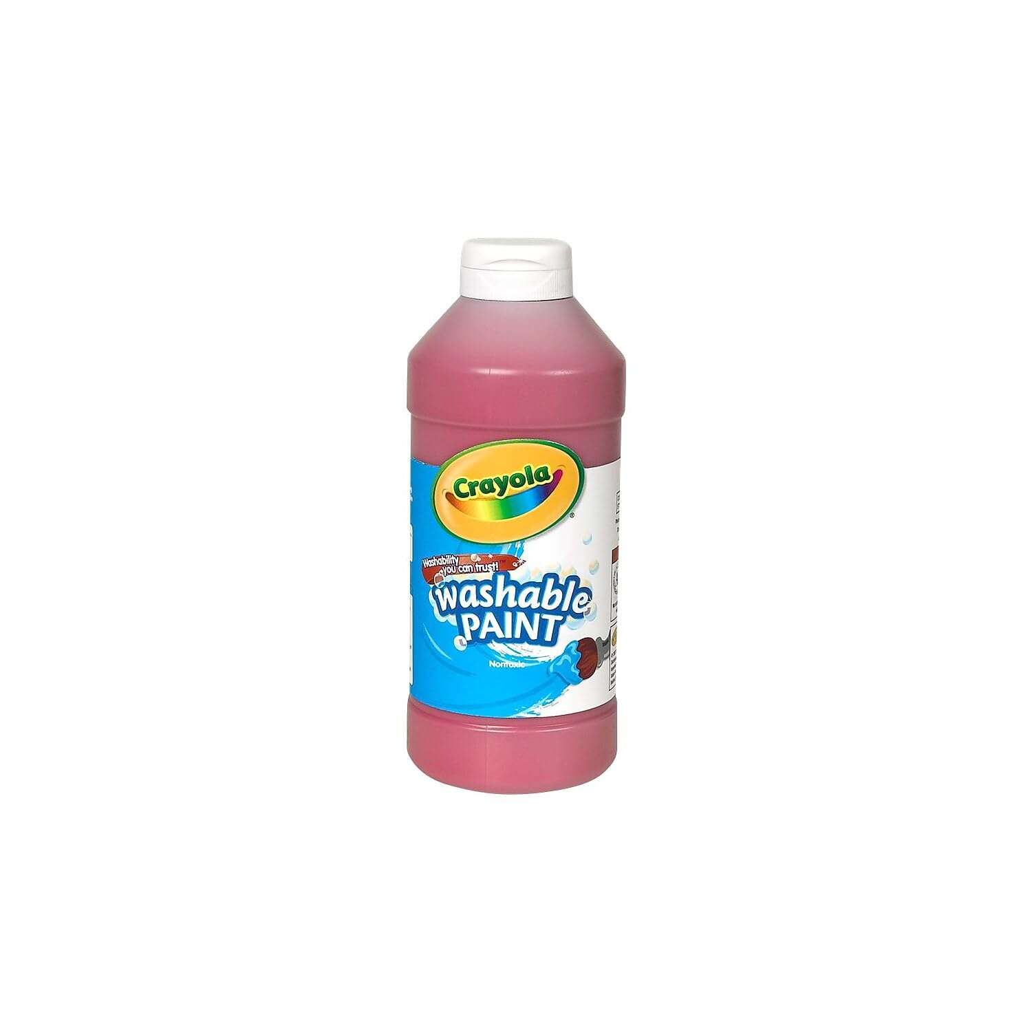 Crayola Washable Paint for Kids (12ct), Teacher Supplies, School Classroom Must Have, Bulk Paint Set, Nontoxic Kids Arts & Crafts Essentials, 16 Oz - Image 4