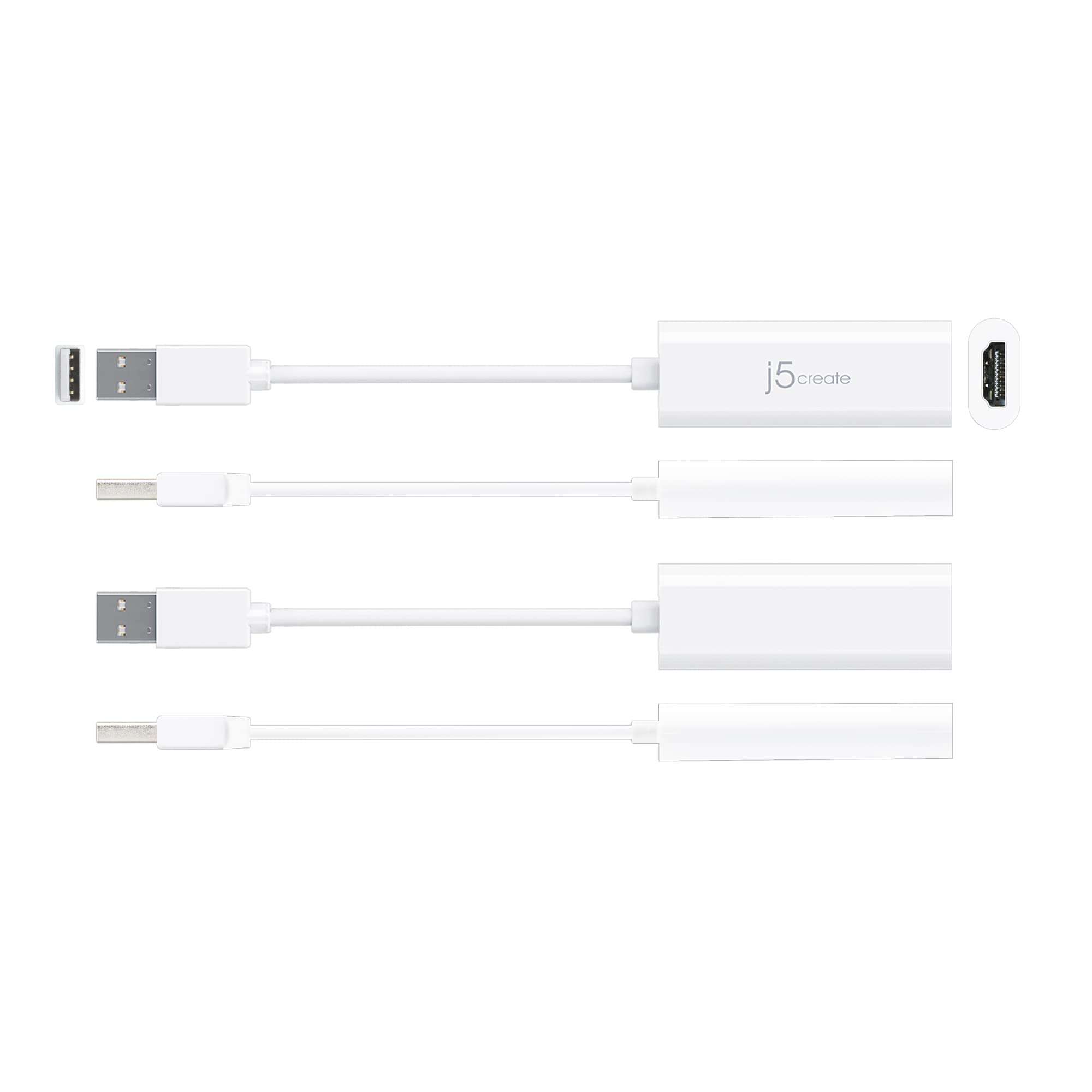 j5create USB to HDMI Display Adapter- USB to HDMI 1080P Cable Converter Adapter for Windows (JUA195) - Image 3