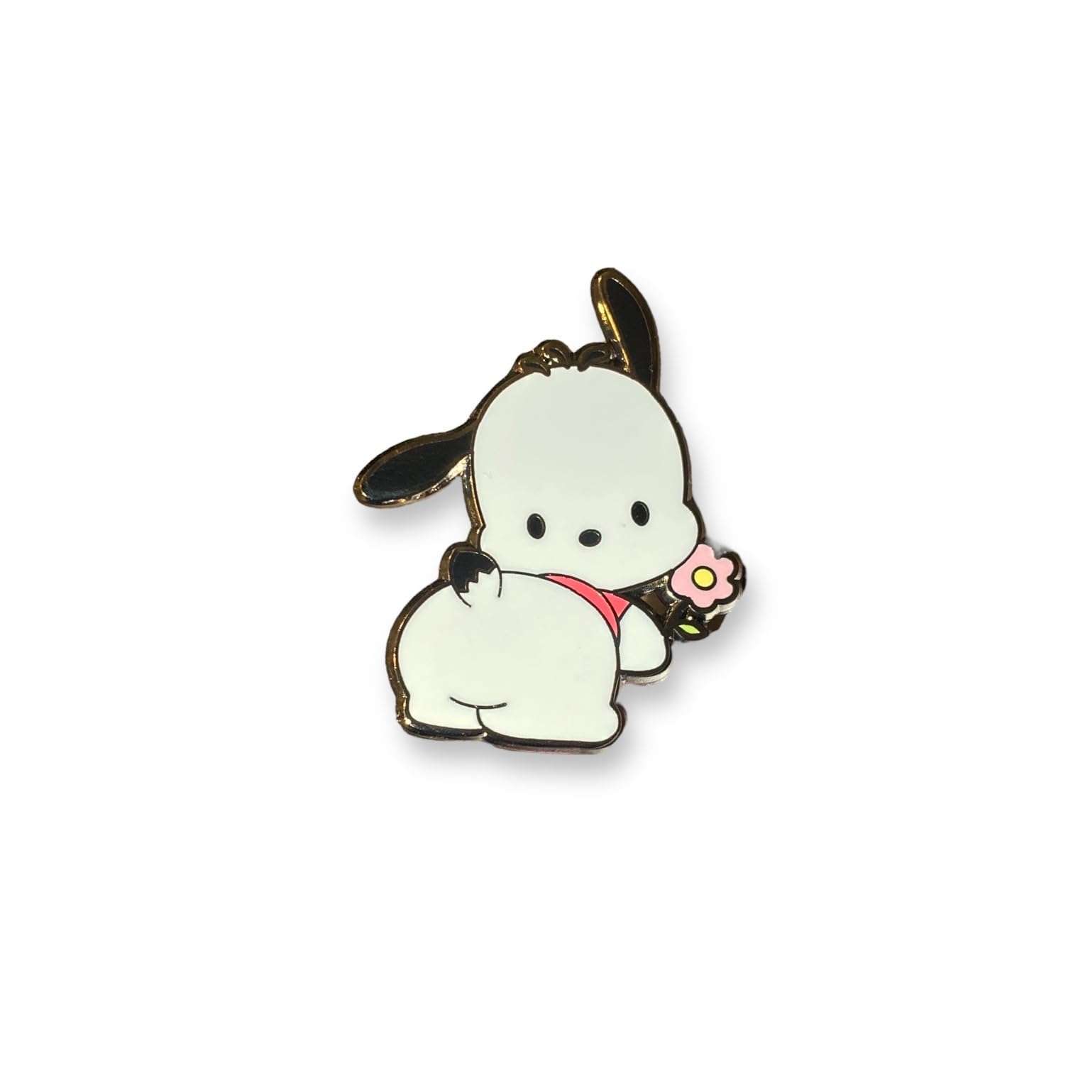 Pochacco Plush Pin and Keychain - Pochacco Gifts: Enamel Pin Set - Image 1