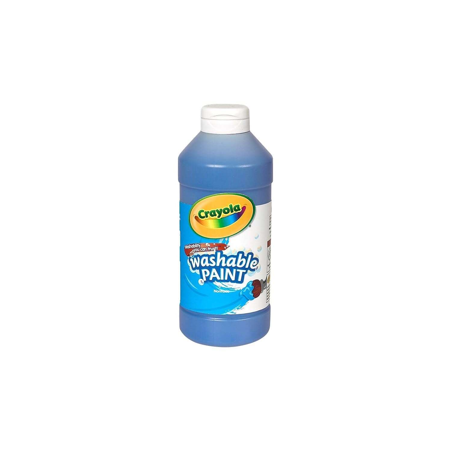 Crayola Washable Paint for Kids (12ct), Teacher Supplies, School Classroom Must Have, Bulk Paint Set, Nontoxic Kids Arts & Crafts Essentials, 16 Oz - Image 7