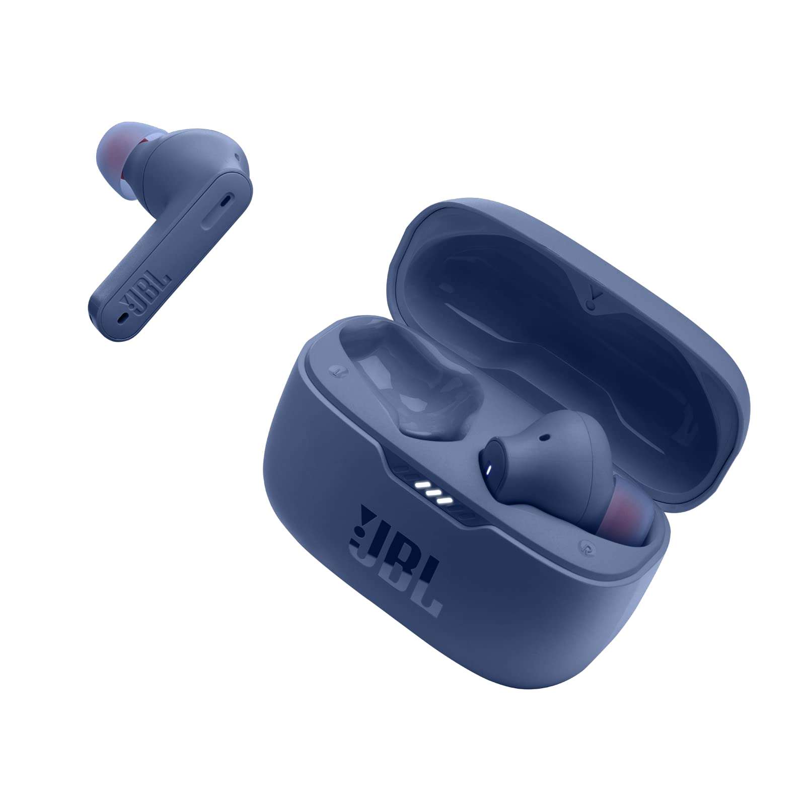 JBL Tune 230NC TWS - True Wireless In-Ear Headphones, Active Noise Cancelling with Smart Ambient, JBL Pure Bass Sound, 4 mics for perfect voice calls, IPX4, 40Hrs of battery life (Blue) - Image 1